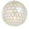 Hello Honey® Capiz Honeycomb Globe Pendant Light